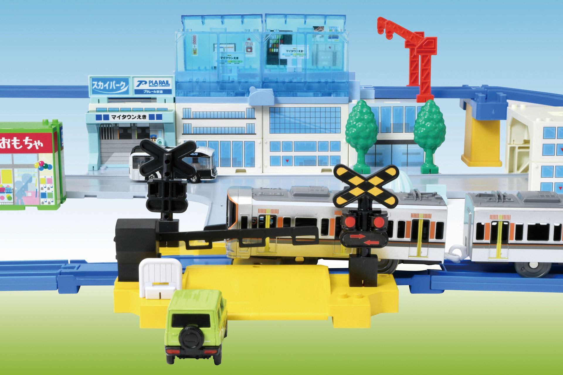 対応パーツは幅が揃っているので、すき間の少ない、リアルで魅力的なシーンをつくることができる