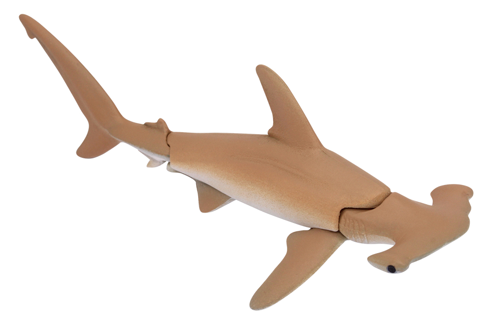 尾びれと顎が可動。サイズは約115mm