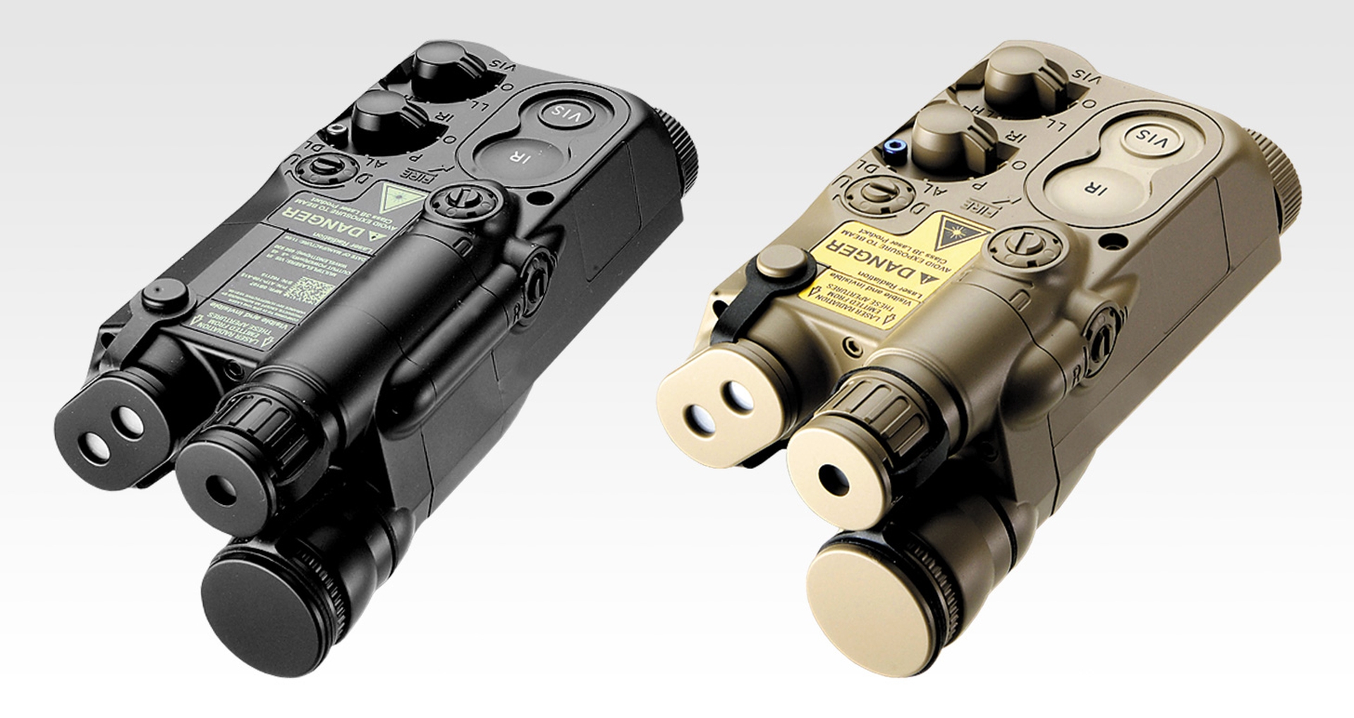 右レール：「AN/PEQ-16バッテリーケース ブラック」価格：5,478円（税込）