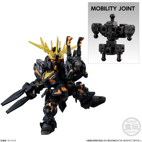 美品!機動戦士ガンダムUC＆バンシィ＊パネルセット＊非売品 食玩フィギュア「MOBILITY JOINT GUNDAM」第4弾が登場！『機動