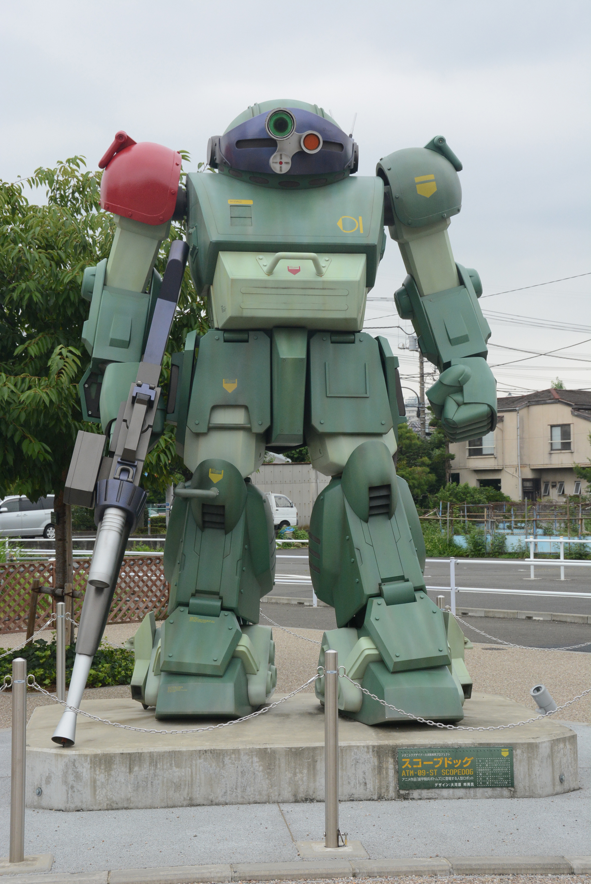 スコープドッグ レッドショルダー仕様。12月28日まで展示期間が延長された