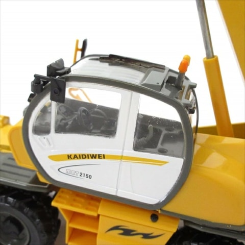 工事現場などで活躍する重機のミニカー「ダイキャスト 重機 資材輸送機