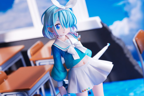 ブルーアーカイブ」より「アロナ」フィギュアがおへそも可愛く再現で