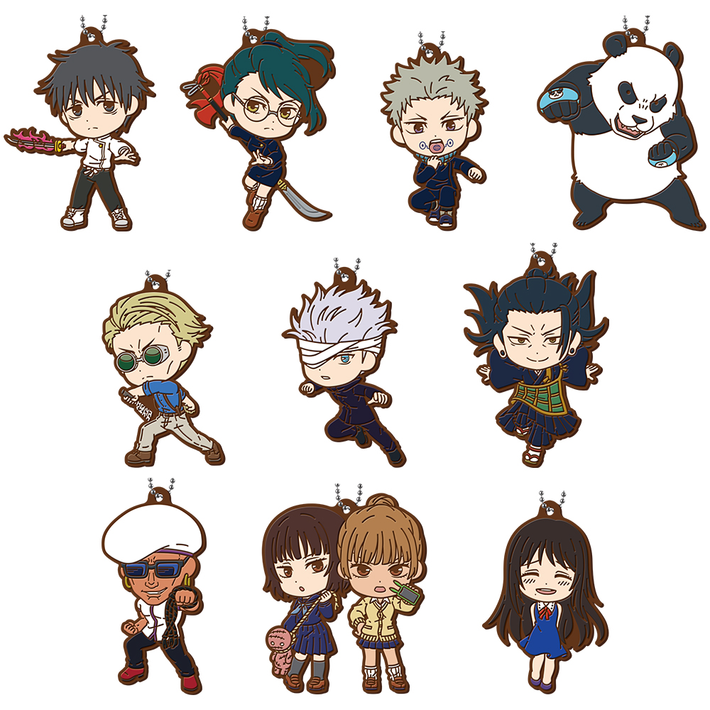 K賞：ラバーキーホルダー　全10種/約6cm