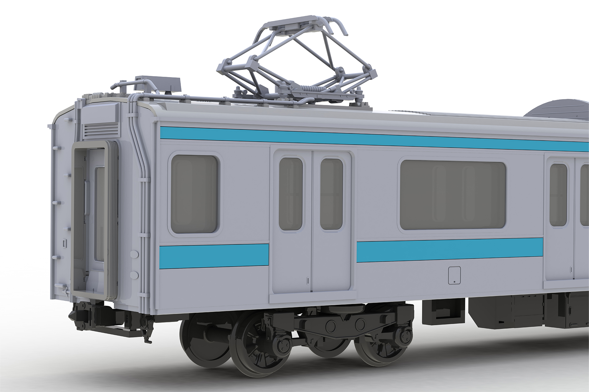 組み立てたイメージCG。配線や細かい機械などもきちんと再現している