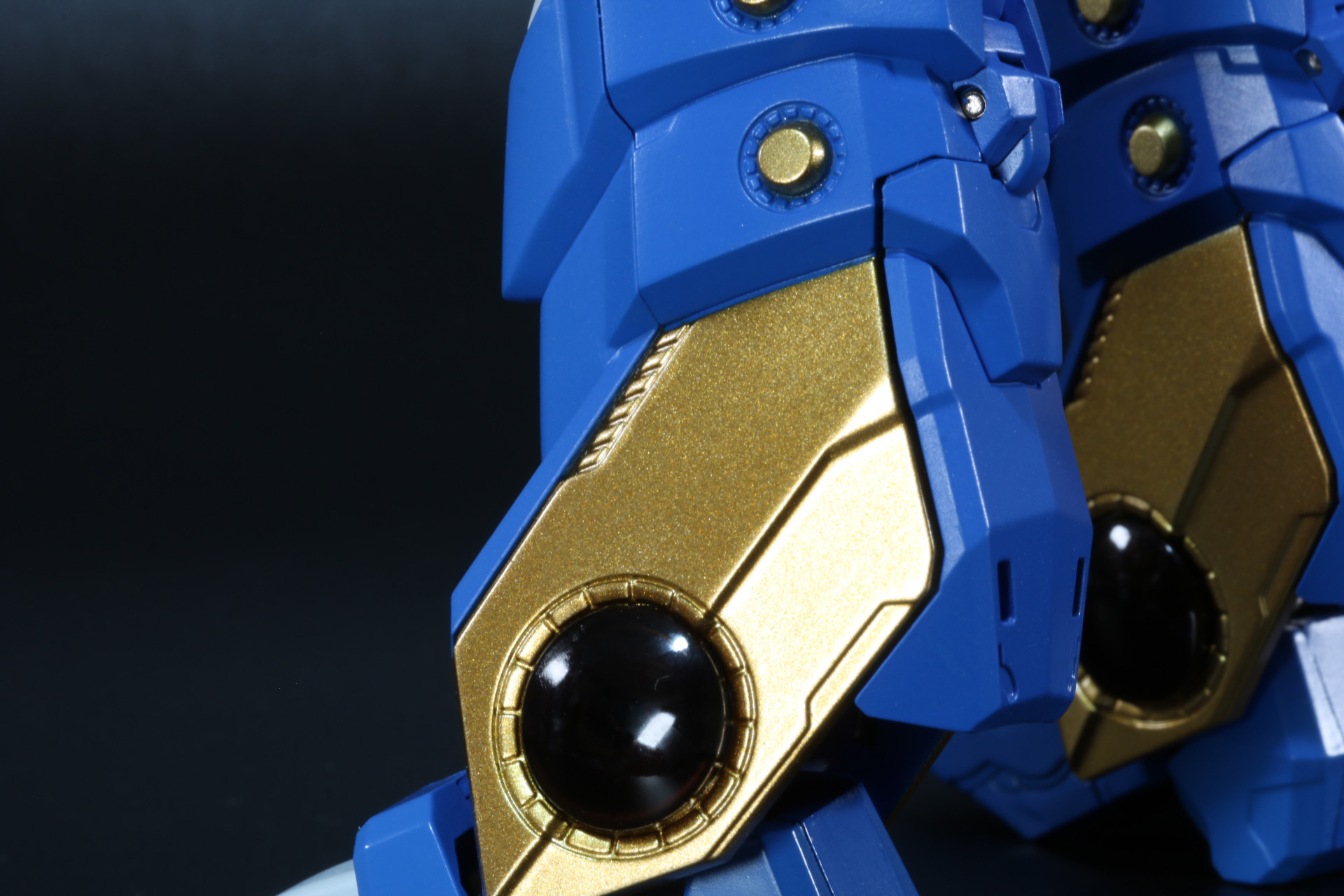 太ももは滑らかなラインを描き、筋肉質な造形となっている