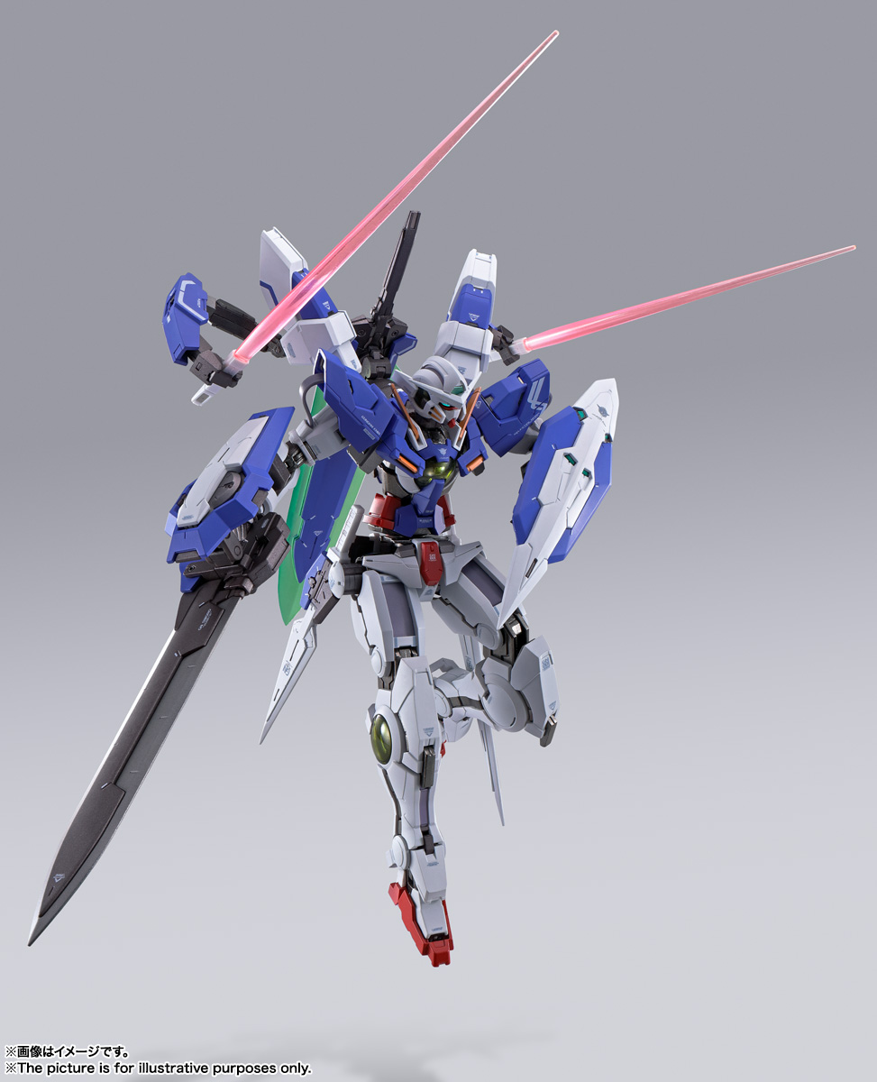アームはエクシアの各種武装を懸架できる