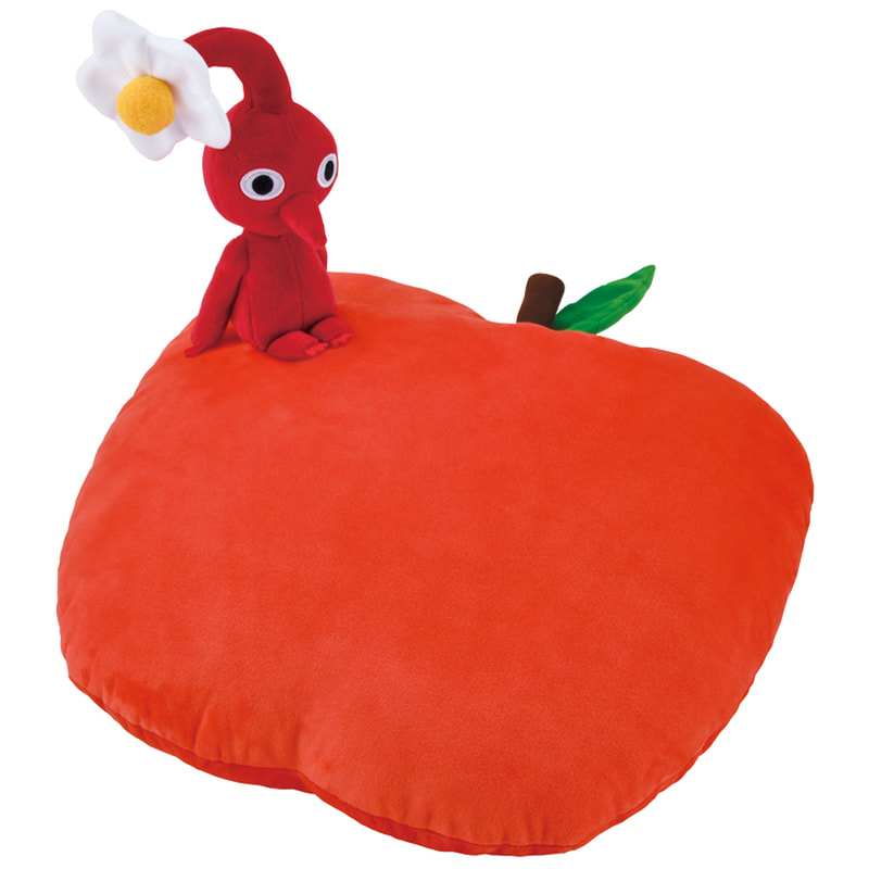 A賞 バグズ・キングダムのクッション with 赤ピクミン