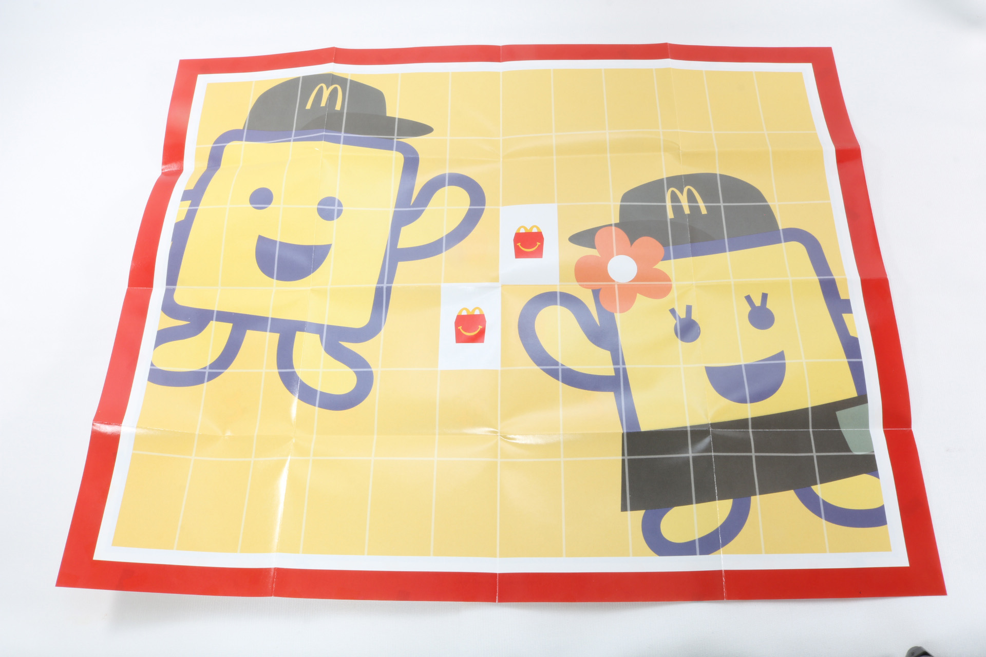 マス目シートはマクドナルドオリジナルデザイン