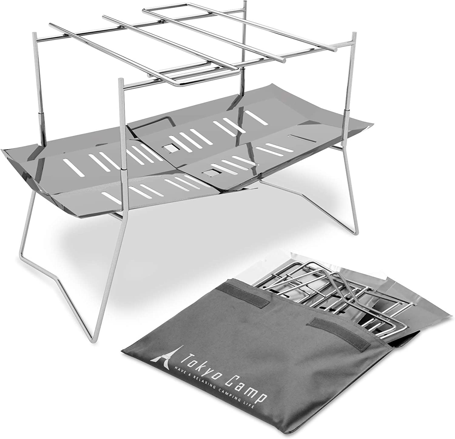 TokyoCamp 焚火台 焚き火台 折りたたみ焚火台