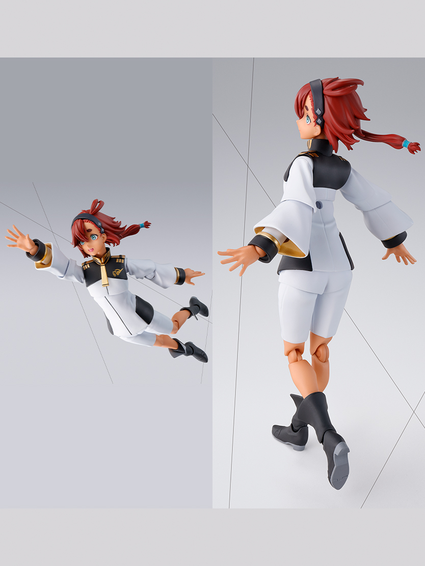 激しいアクションポーズや柔らかいポーズも可能。背面に魂STAGE用のジョイントもあり、安定した展示を実現