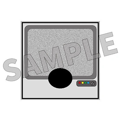 背景紙：テレビ スノーノイズVer.