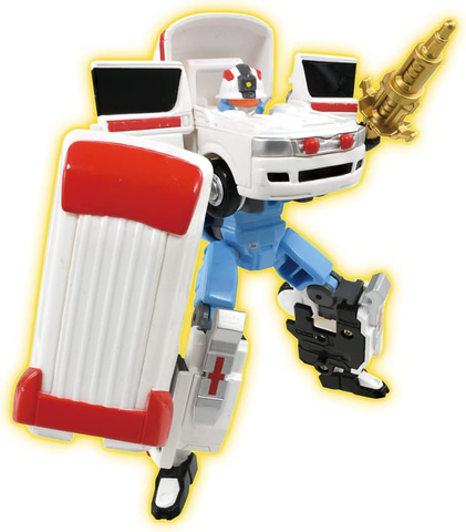 ロボット玩具「トミカ ジョブレイバー 警察消防救急DXセット」が