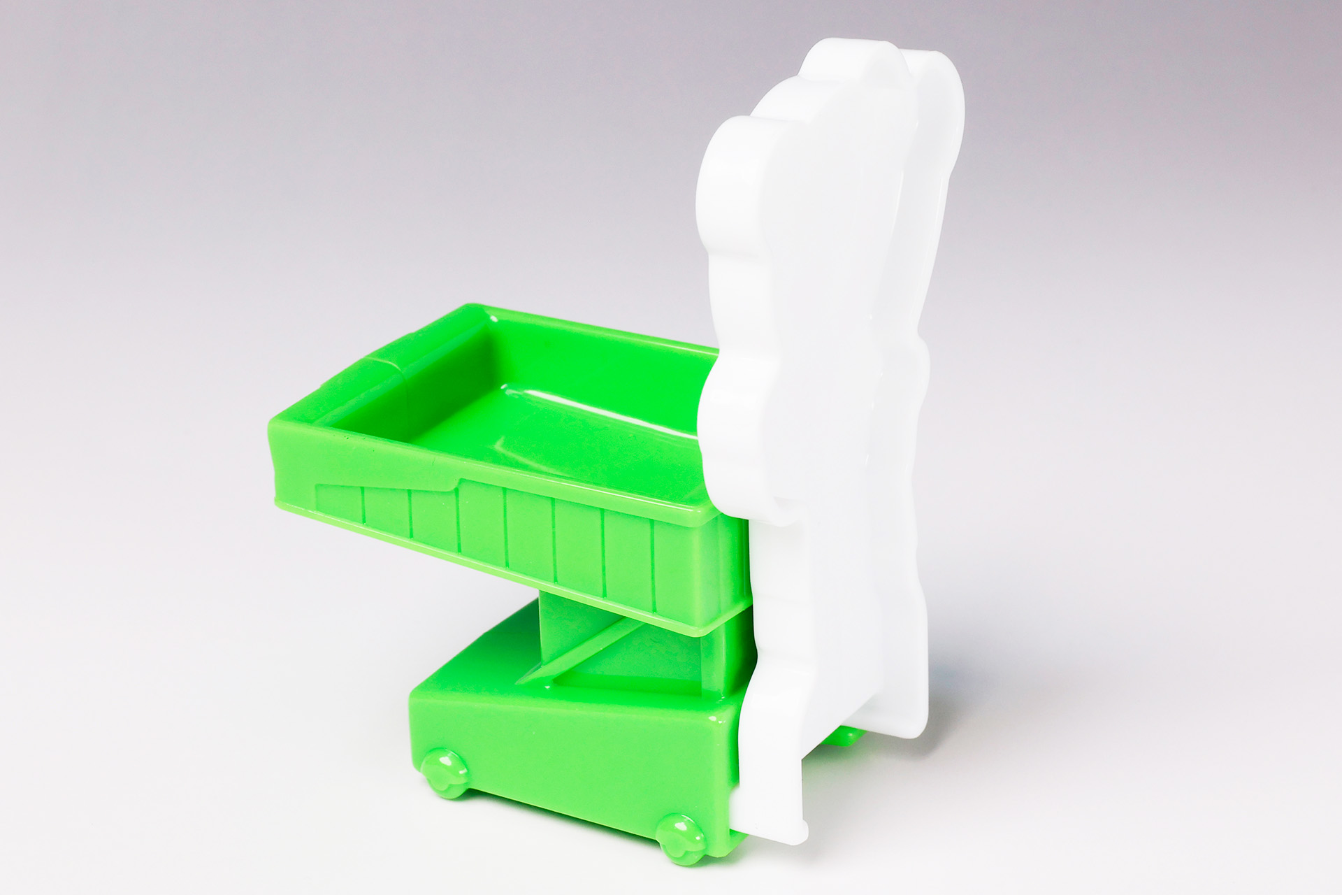 取り付けたしまじろうは着脱が可能だ