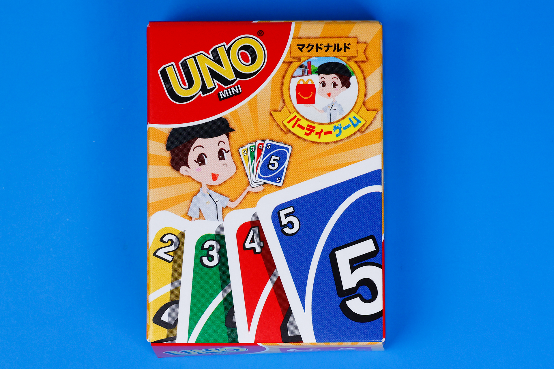 こちらが「UNO マクドナルドバージョン」のパッケージ表側