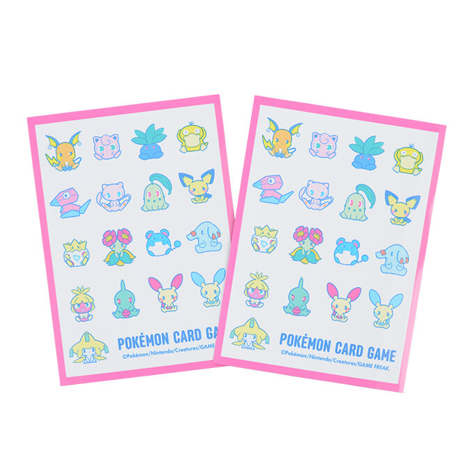 ポケモンカードゲーム デッキシールド サイコソーダ・リフレッシュ 総柄