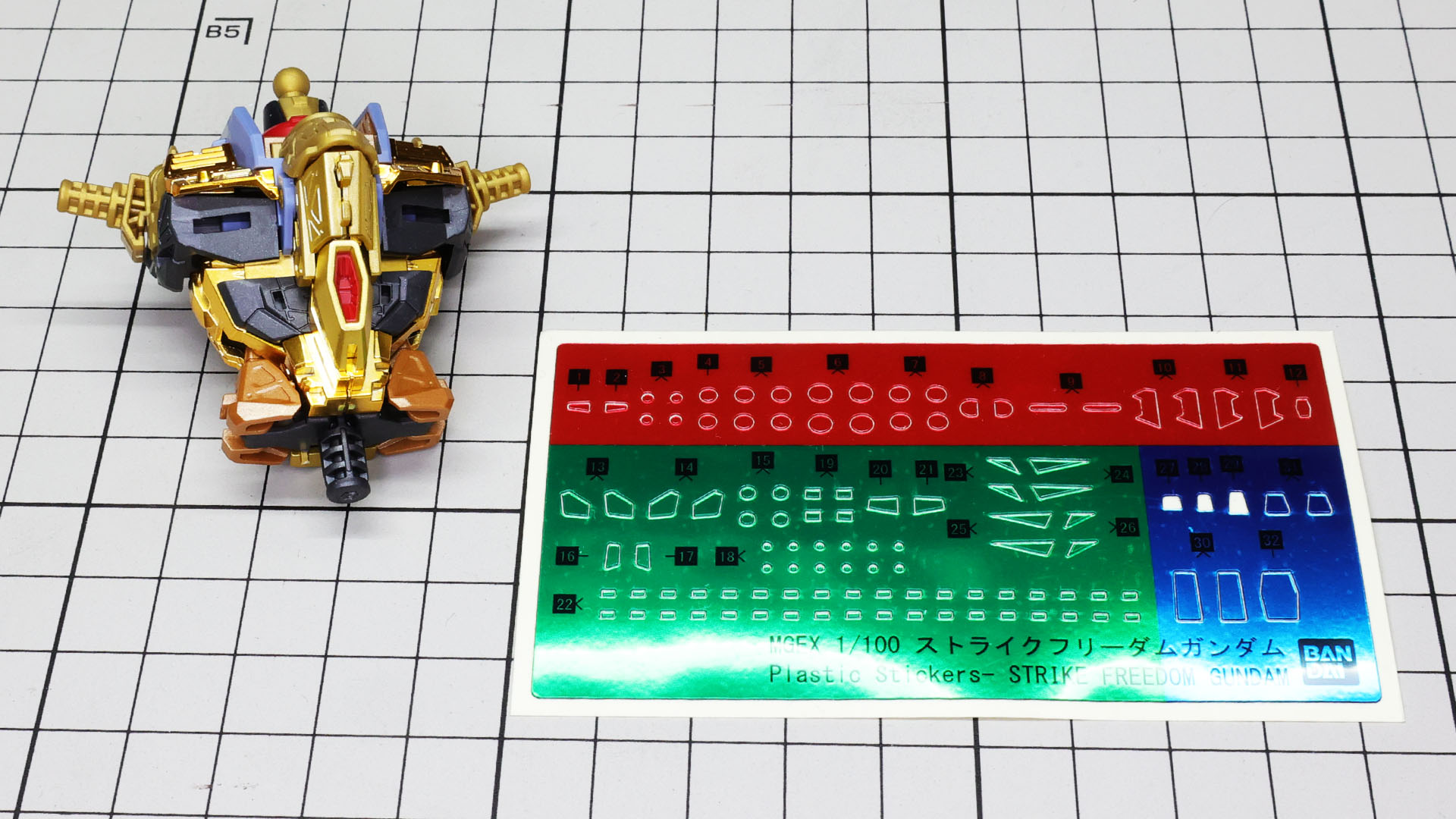 メタリック3Dシールを貼りこみます