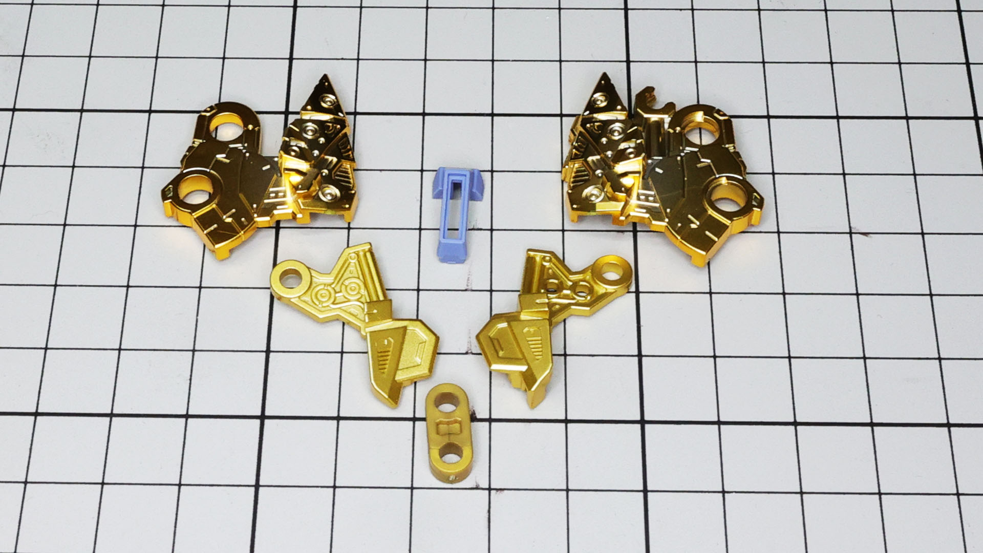 まずは膝関節から組んでいきます