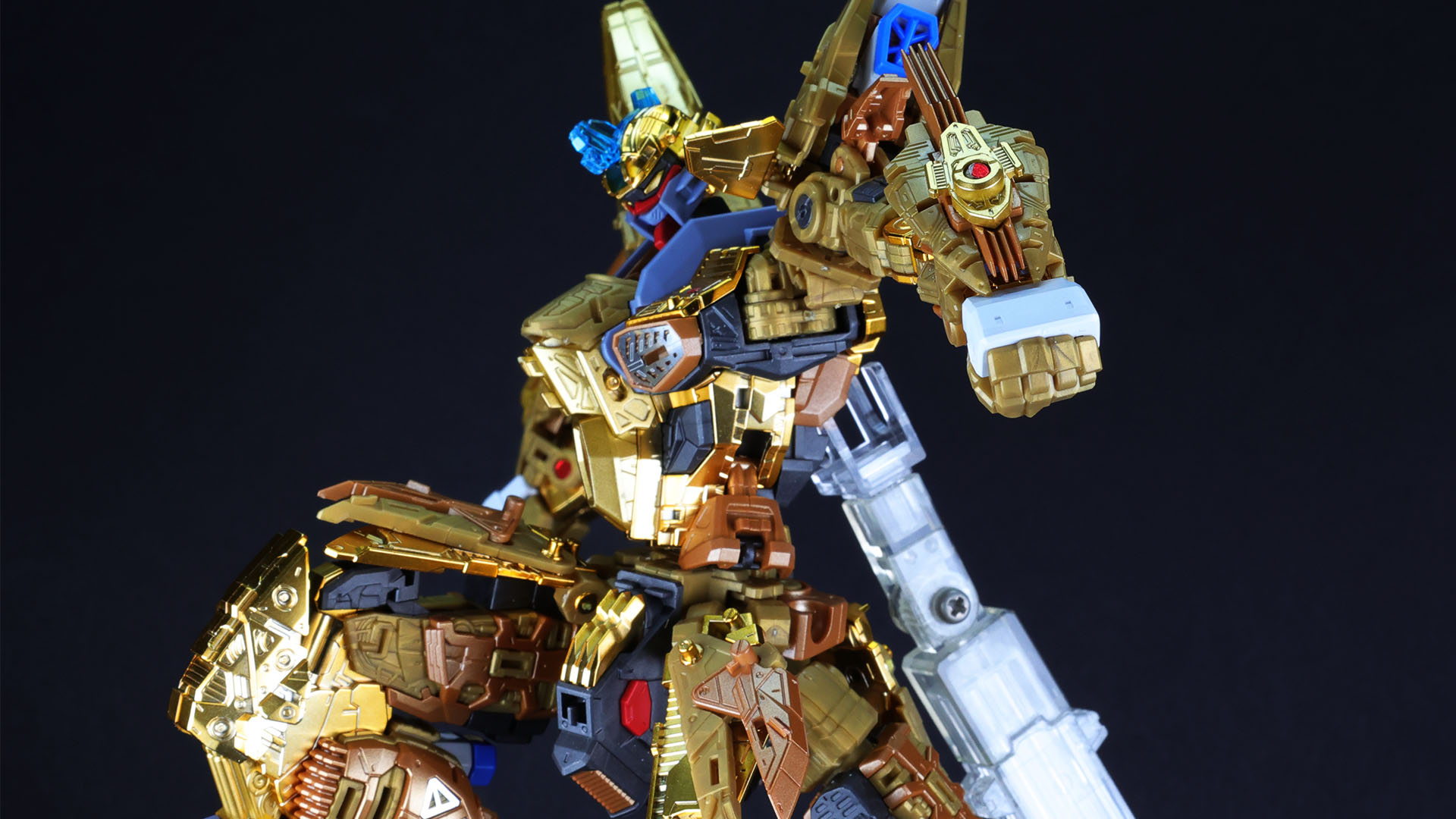 前腕のビームシールド発生器、脇腹なども間延びすることなくディテール満載です