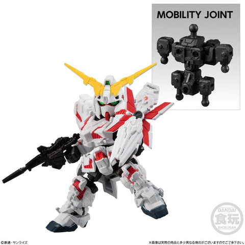 バンダイの食玩「MOBILITY JOINT GUNDAM」第3弾、「ガンダムUC」から