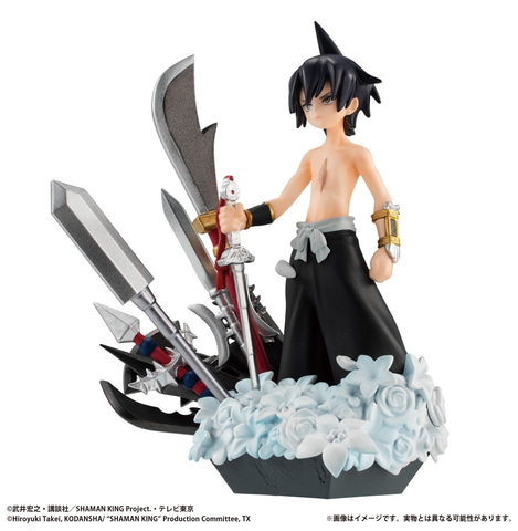 米国ラルパーサ社の魔法使いのジオラマ（珍品） アニメ「SHAMAN KING」よりジオラマフィギュア「SHAMAN KING