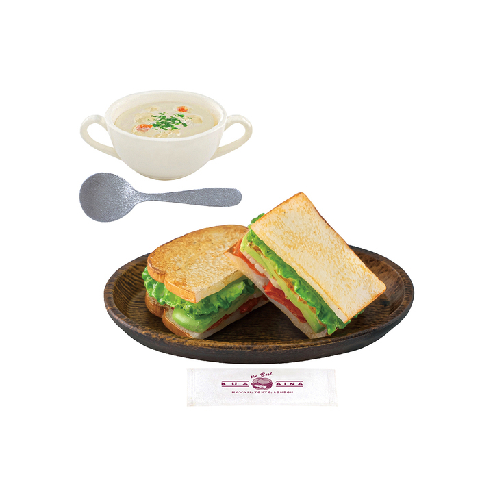 BLT＆アボカドサンドウィッチ・クラムチャウダー