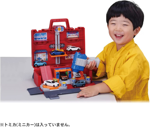 にぎやか4アクション!トミカ整備基地ボックス にぎやか4アクション！ トミカ整備基地ボックス｜トミカタウン