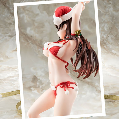 彼女、お借りします」より水原千鶴のサンタビキニフィギュアが今年も