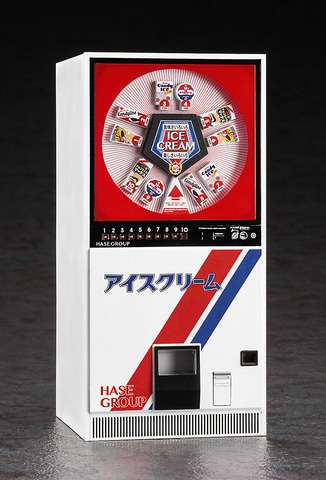 昭和レトロ LED点灯加工 アイスクリーム 自販機 自動販売機 1/12 模型 自分だけの自販機の聖地を作ろう！｢レトロ自販機(アイス