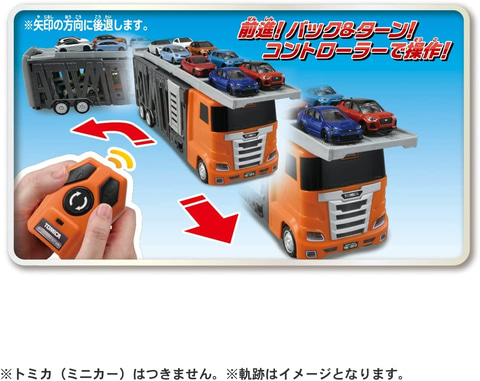 トミカ 大回転発車! リモコンビッグキャリアカー　& トミカ警察　キャリアカー 大回転発車！リモコンビッグキャリアカー｜トミカタウン｜トミカ