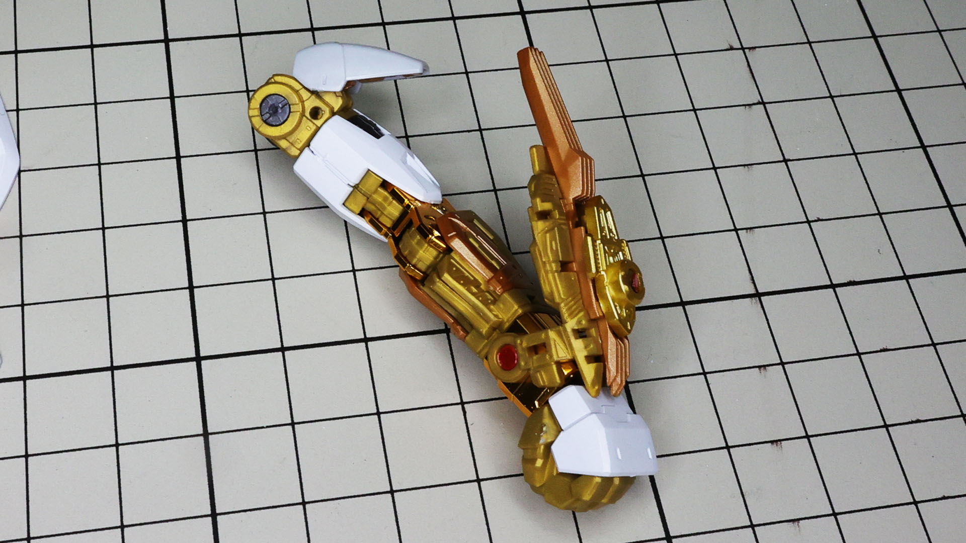 膨張色でもあるホワイトだからでしょうか、途端に筋肉質に感じます