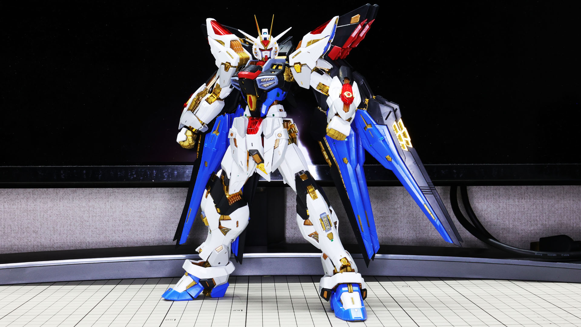 ここまでの全てを組み合わせればストライクフリーダムガンダム本体完成！