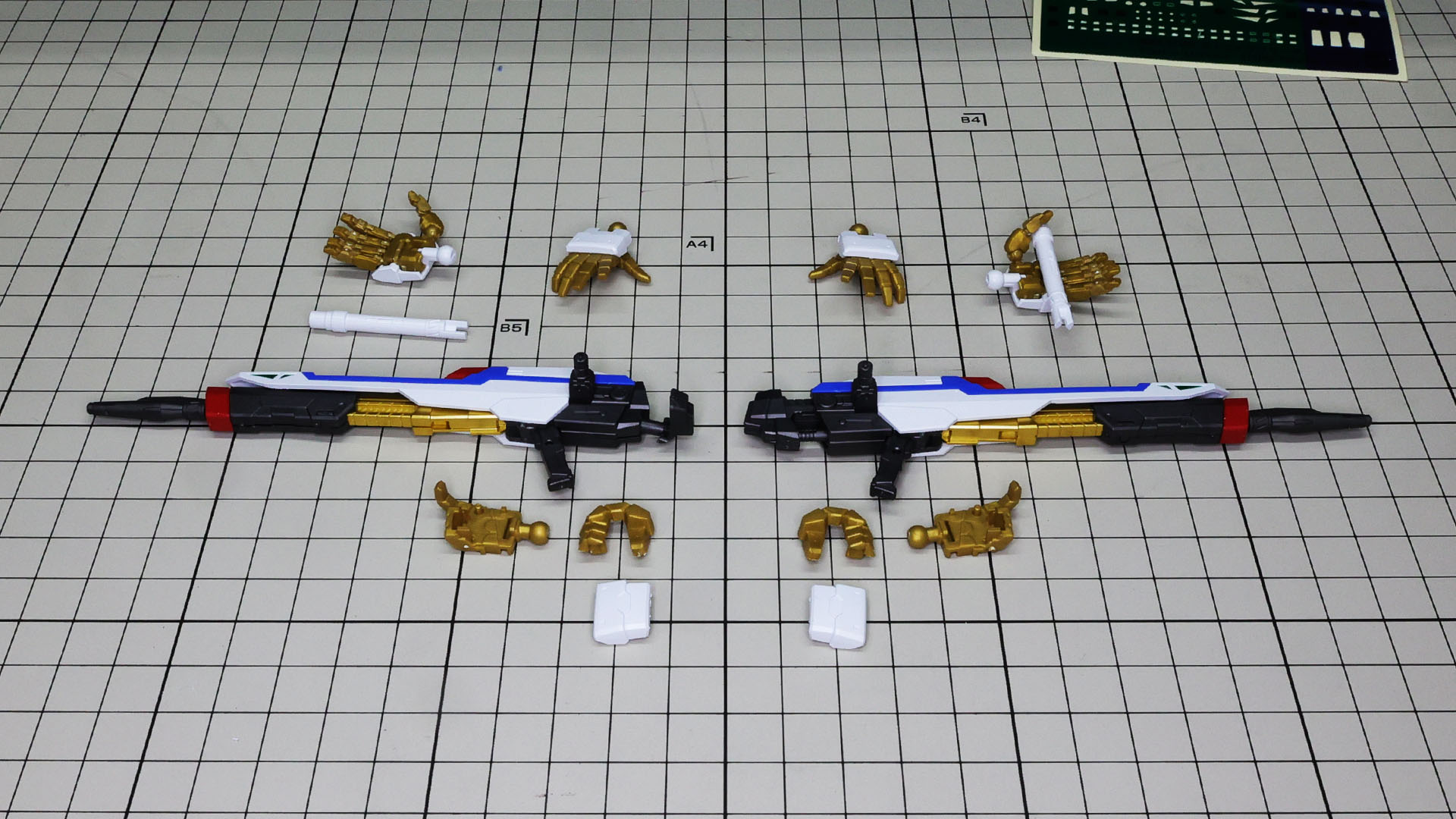 銃用のハンドパーツが付属します