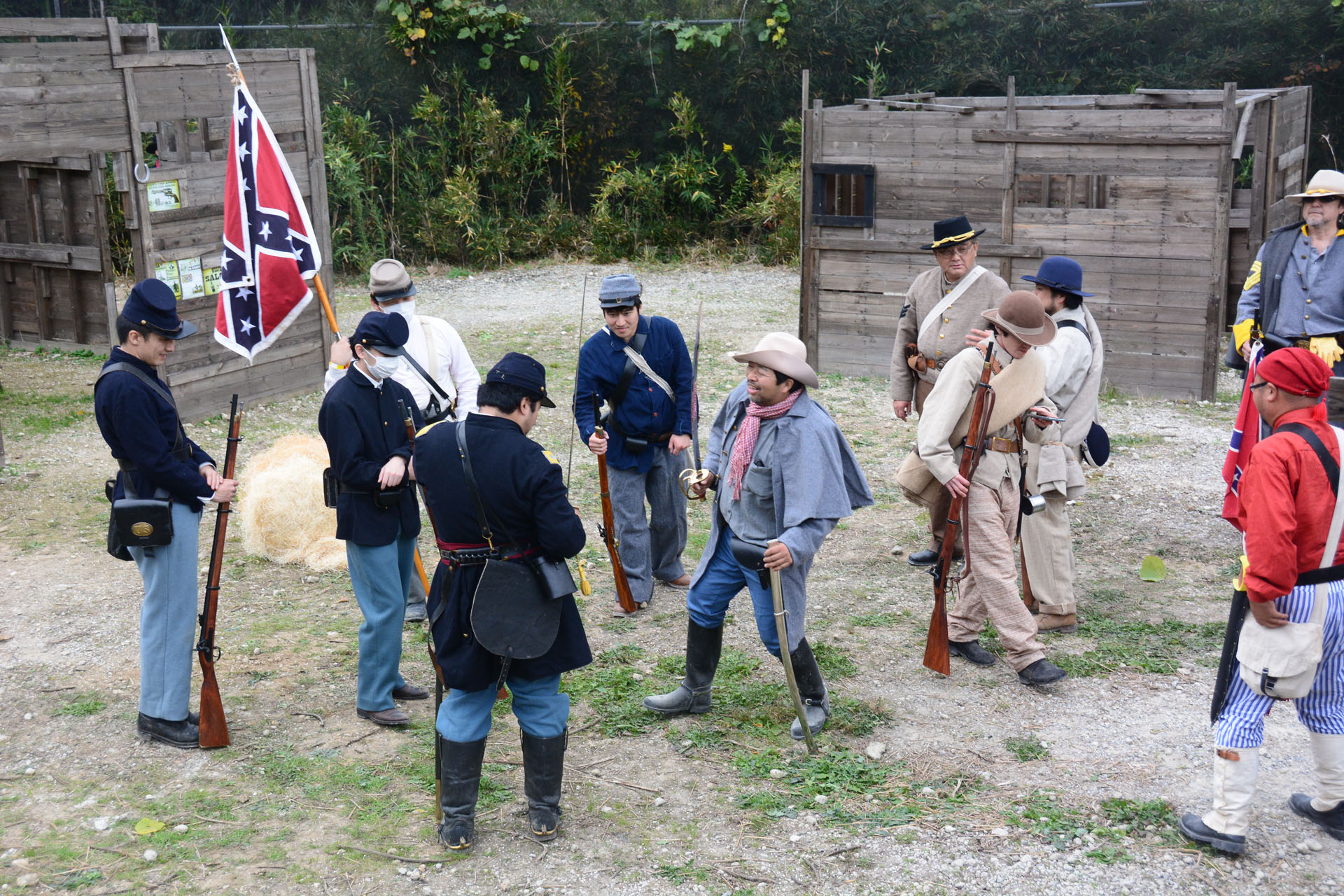 皆が色々話し合って撮影の手順を決める