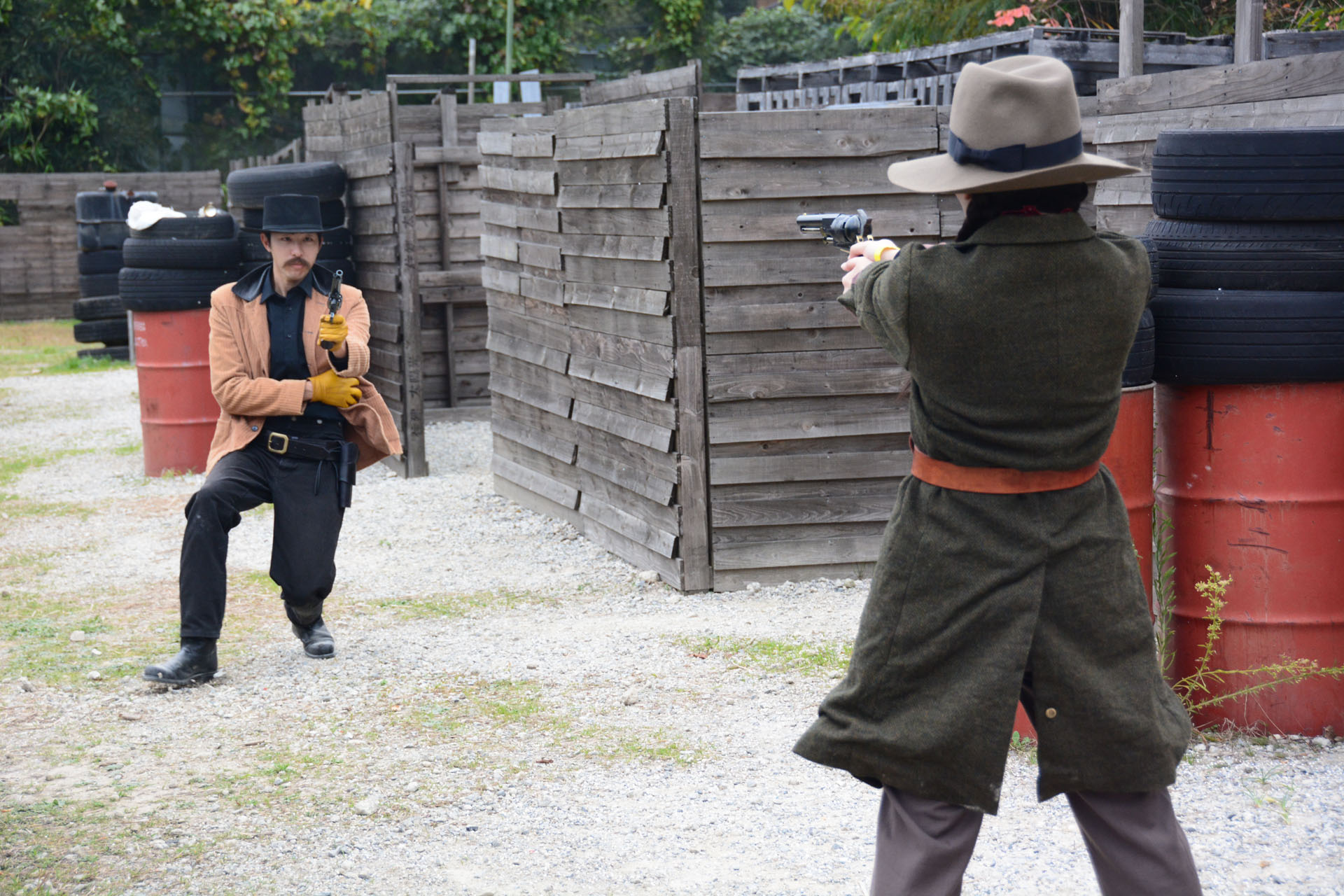 カメラアングルまでこだわって映画のシーンを再現