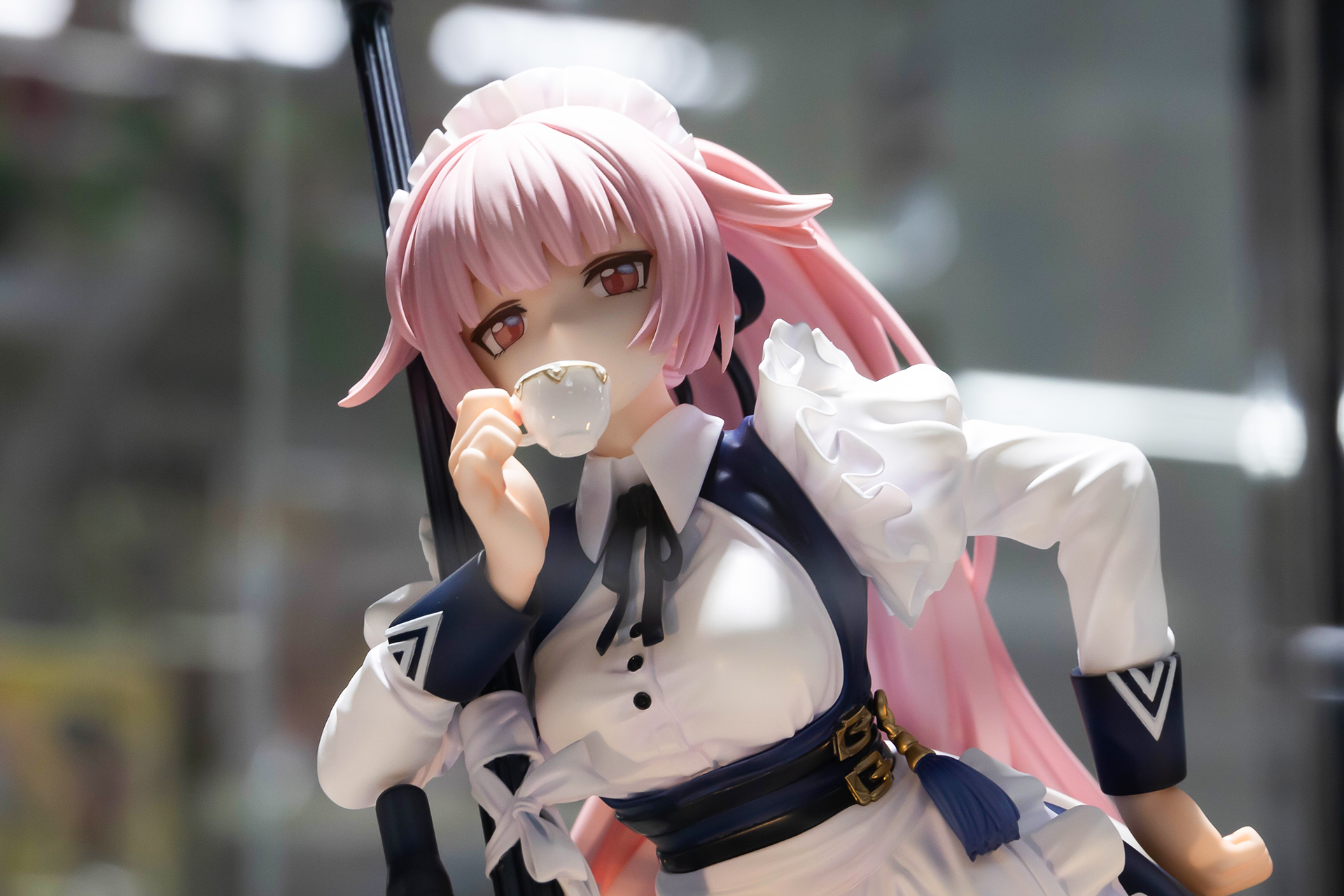 やや下方向から見たところだが、こちらを上から見下げているような感じがして面白い