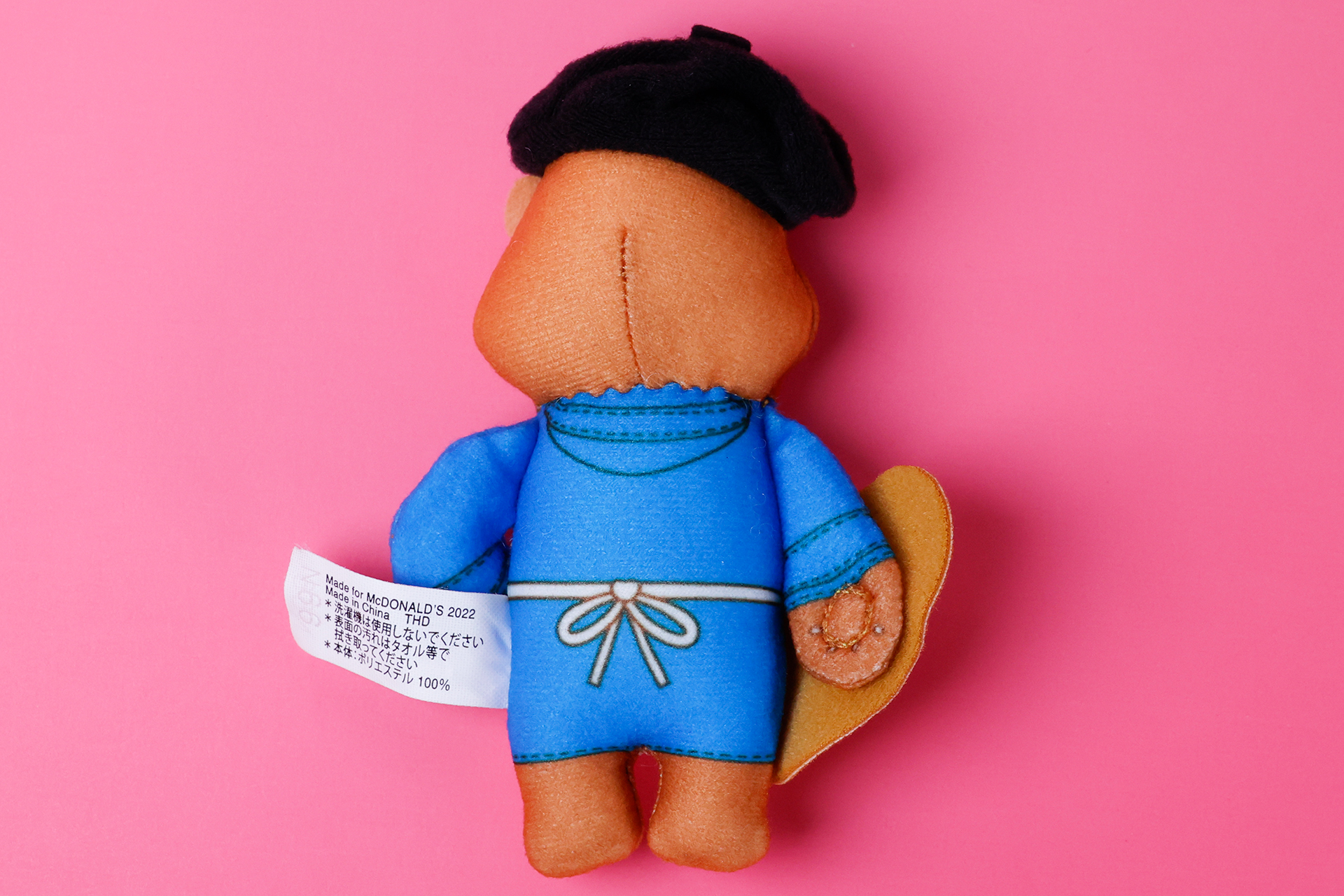 ハッピーセット「パディントン」の「アーティスト」を背面側から見たところ