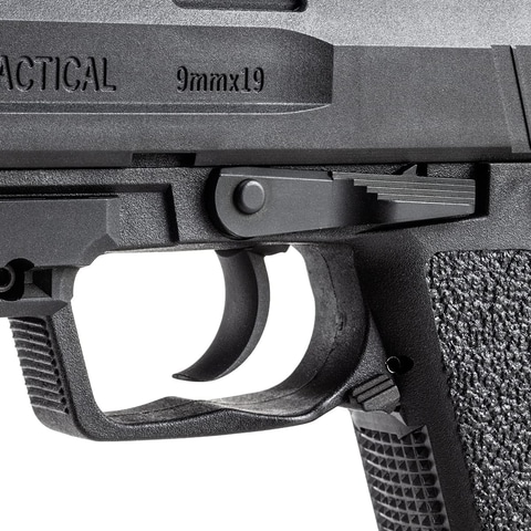 USP Tactical エアガン ブラック BATON airsoft】18才以上用CO2ガスブローバック BH-USP Tactical