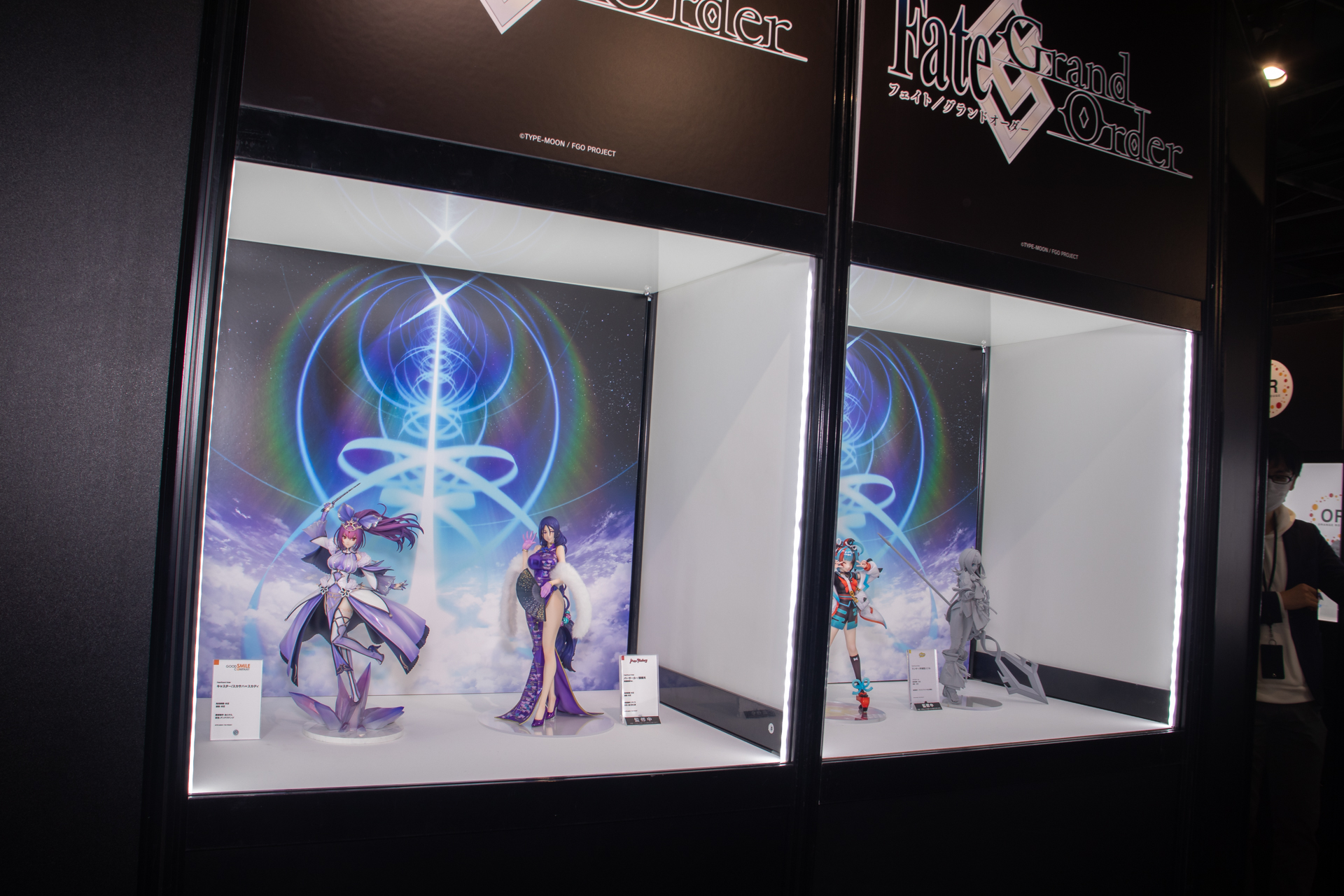 「ワンホビギャラリー」の「FGO」スケールフィギュアコーナー