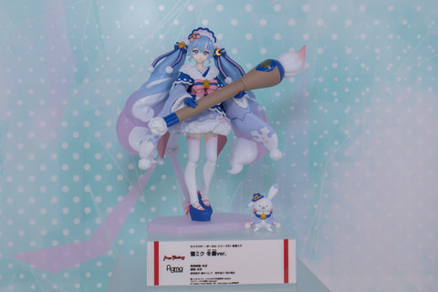 ワンホビG】初音ミクの新作フィギュアが展示！レーシングミクに雪ミク