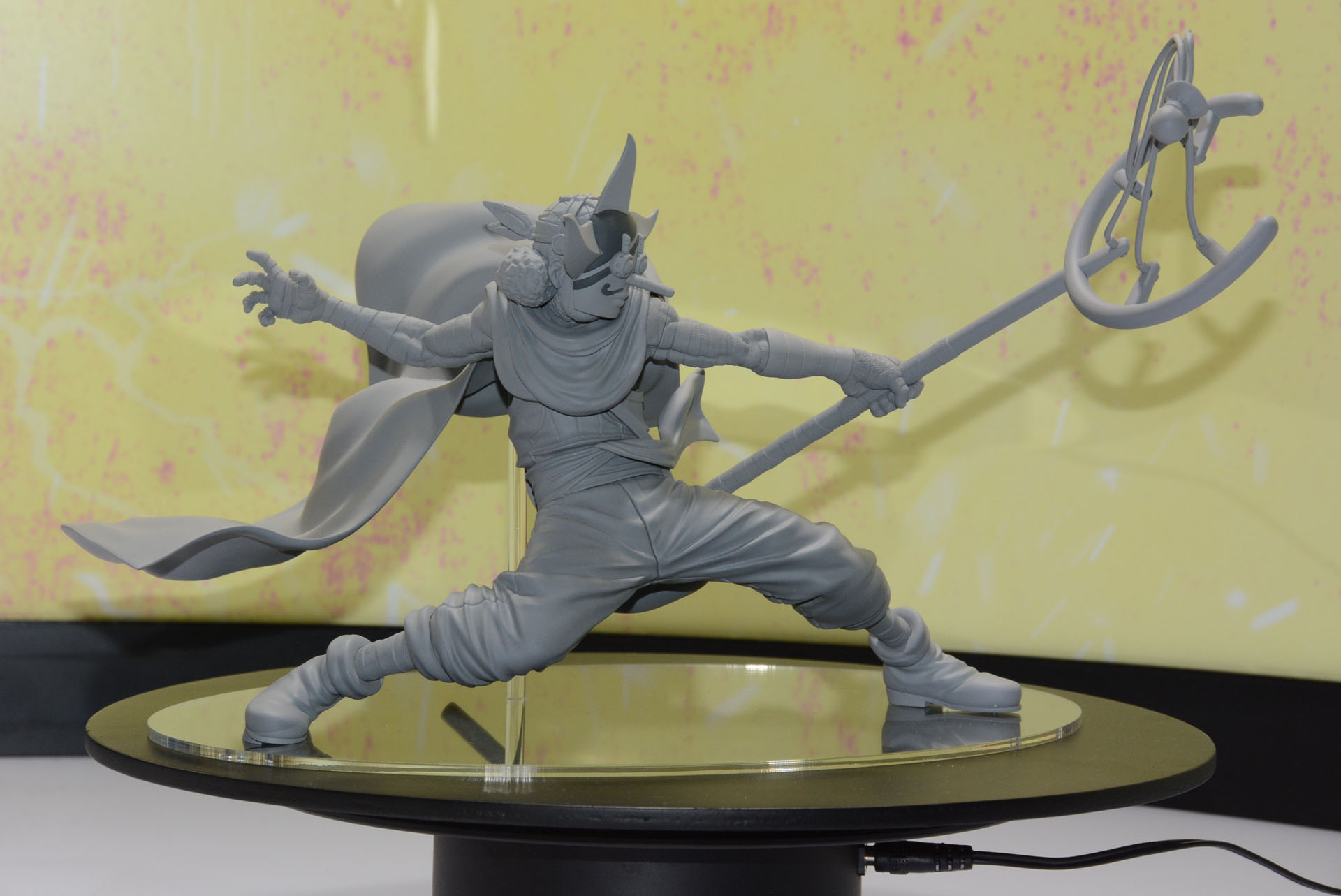 狙撃を決めた直後でのポーズでの立体化。不思議な迫力のあるポーズだ