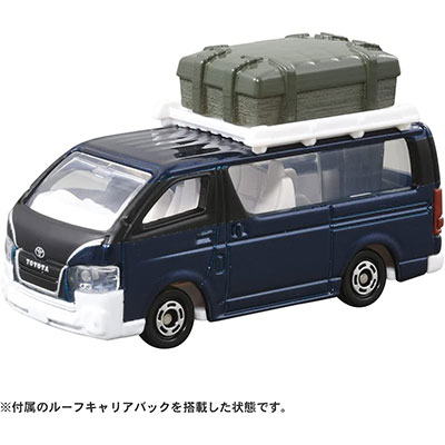 付属のルーフキャリアバックを搭載可能