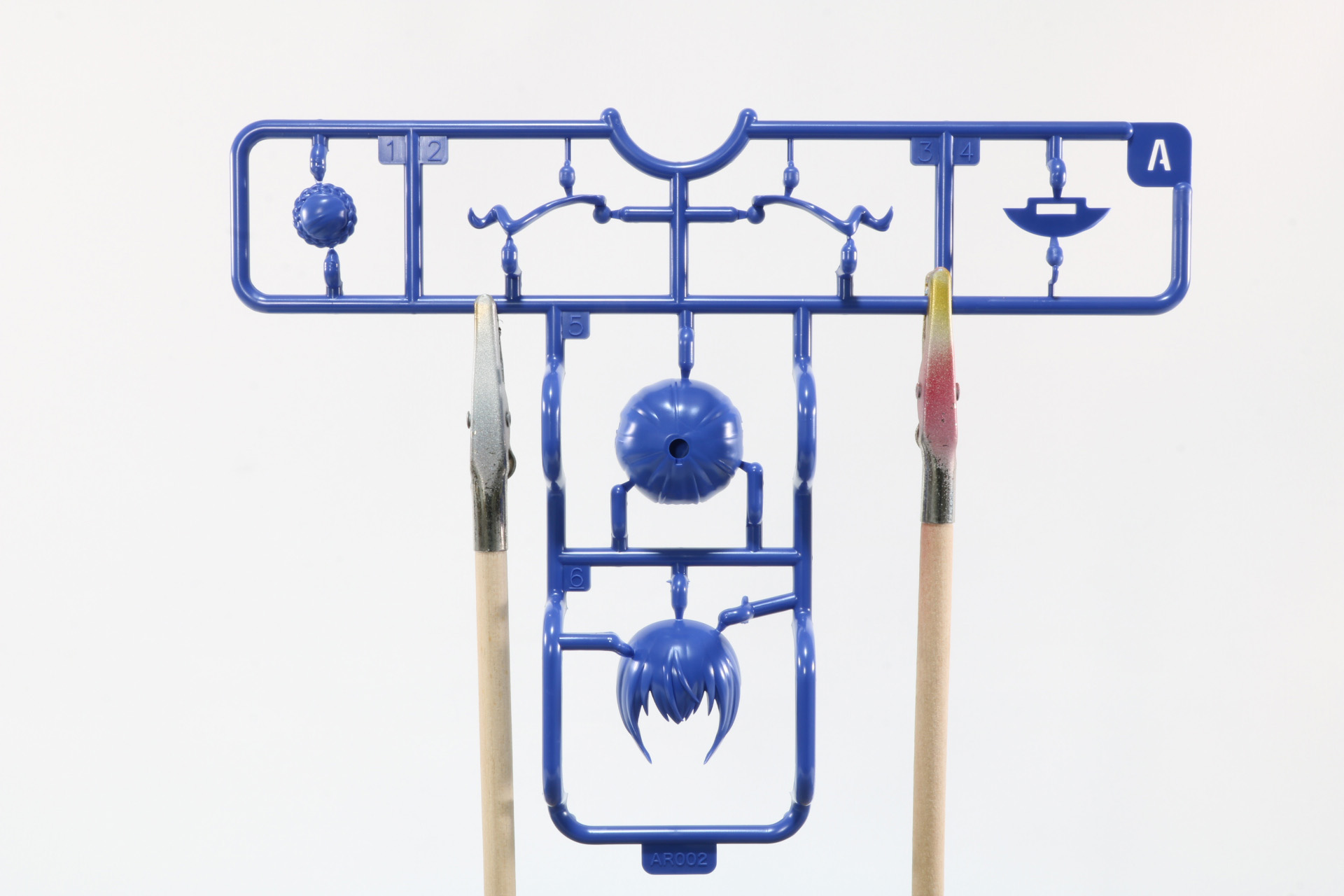 髪の毛パーツが集中しているAランナー