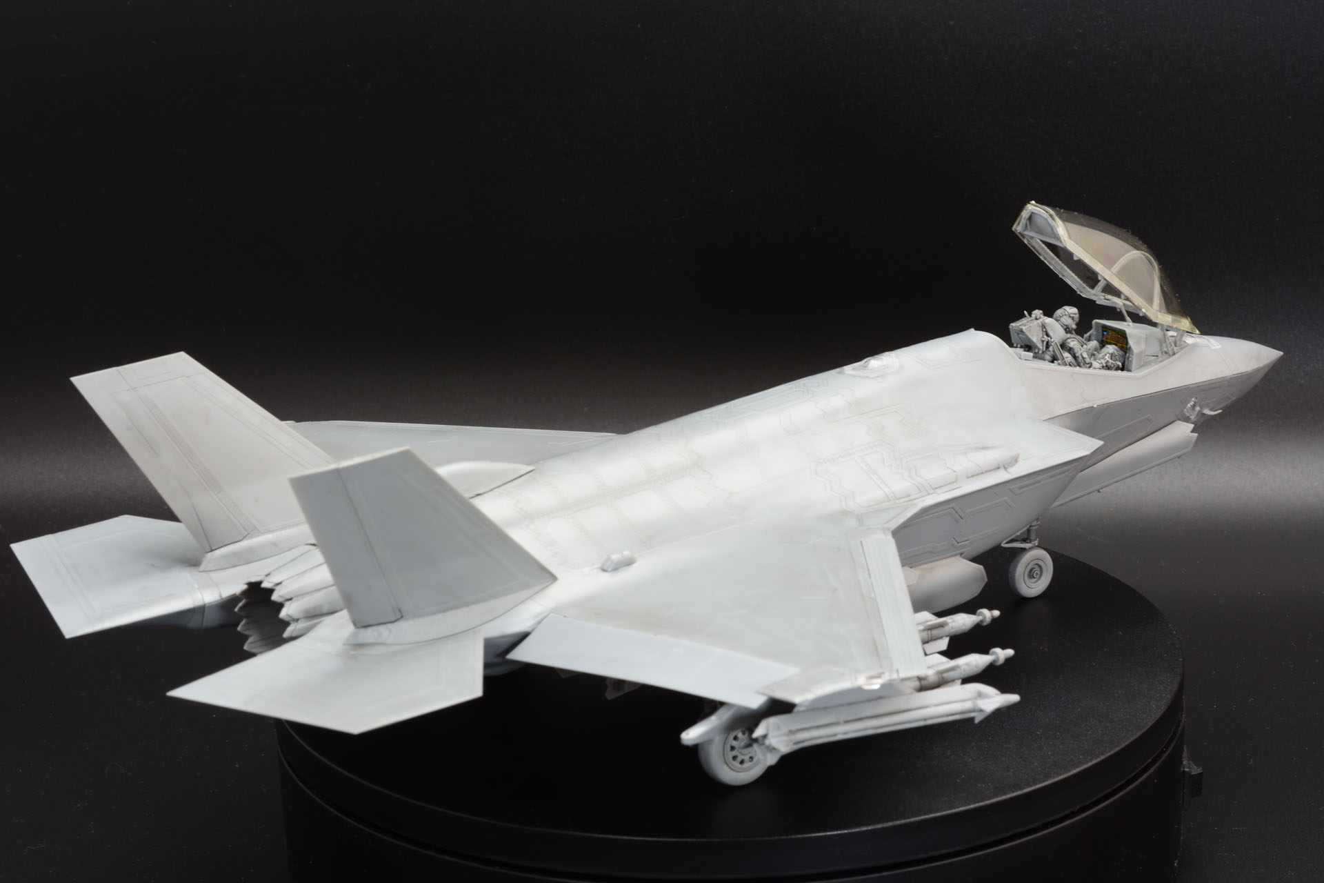 最後はキャノピーを開けた姿で