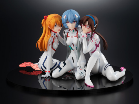 BANDAI - シンエヴァンゲリオン  一番くじ  アスカ  レイ  マリ フィギュア シン・エヴァンゲリオン劇場版」より、アスカ・レイ・マリが