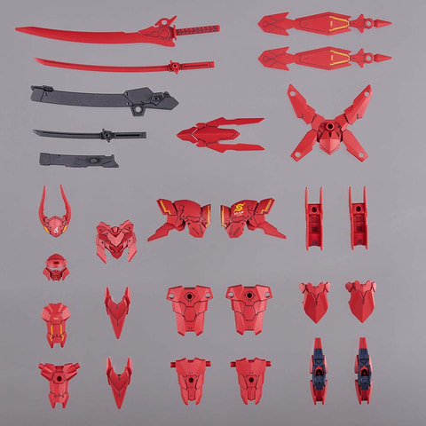 大太刀と深紅の将軍仕様アーマー備えた「30MM 1/144 EXM-A9sg