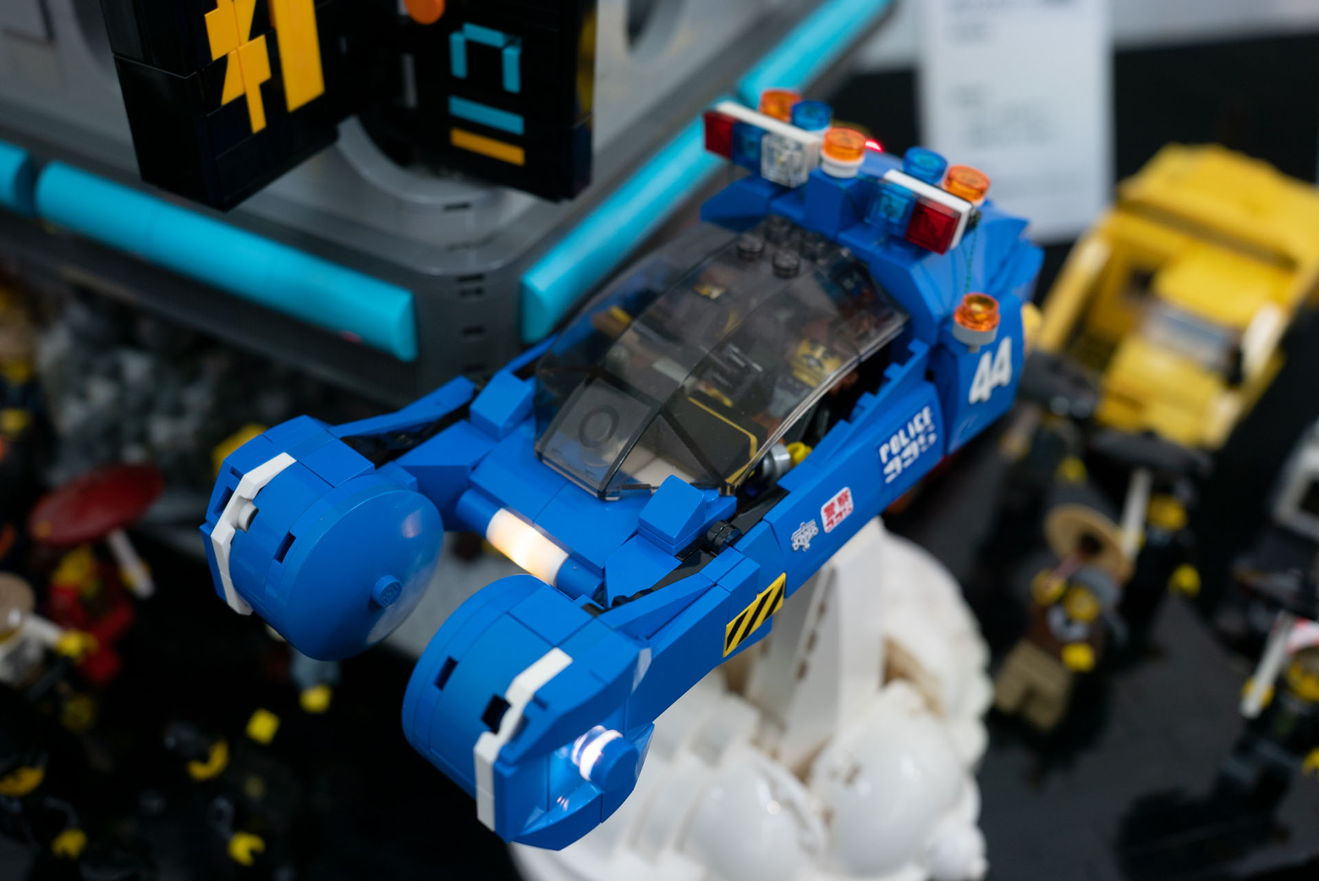 「ブレードランナー」から「ポリススピナー（KABA)」。中でそばを食べているところが、生で見ればよくわかるんだぞ！