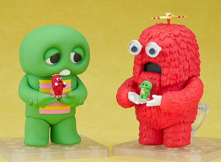 「ねんどろいど ムック」と小さな「ねんどろいど ガチャピン」以外の商品は付属しません