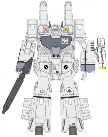 プラモ「VF-1J アーマード バルキリー “ブルズアイ作戦 Part2”」本日