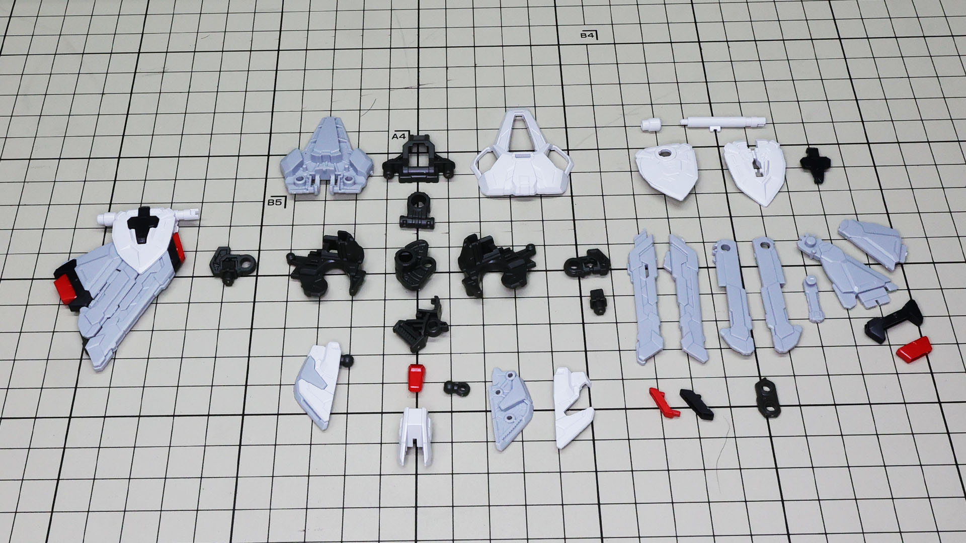 右半身側を組んであります